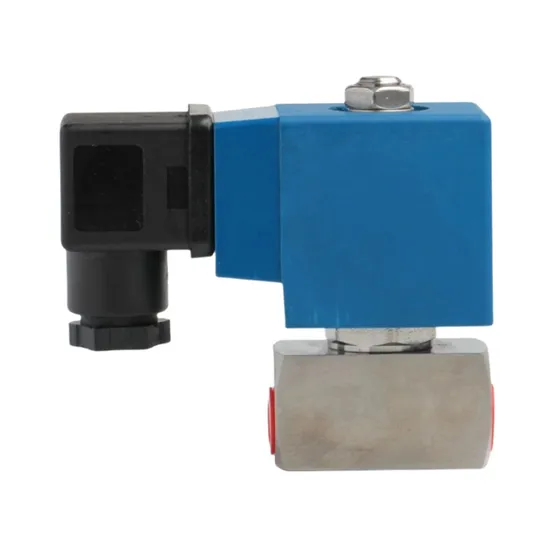 Válvula solenóide de alta pressão para água com ação direta