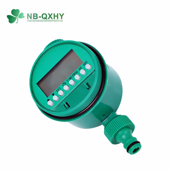 Válvula solenoide eletrônica Válvula de esfera Temporizador de água Controlador de aspersão Temporizador de água digital para irrigação de jardim