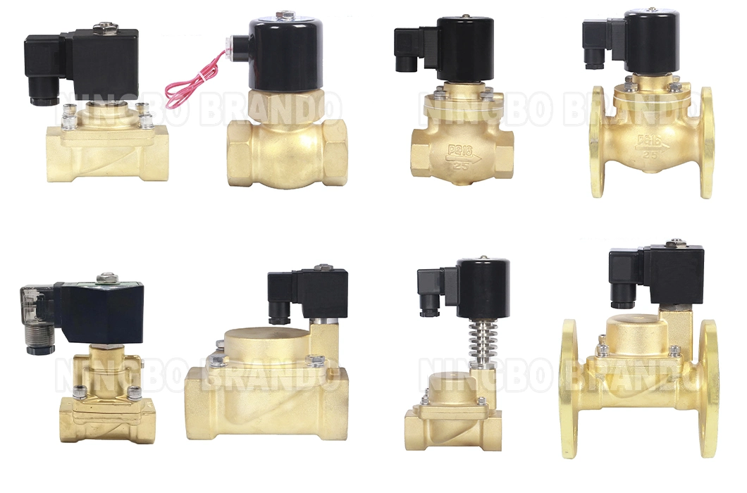 High Temperature Hot Water Steam Solenoid Valve 3/8′′ 1/2′′ 3/4′′ 1′′ 2′′ 24V 110V 120V 220V 230V